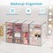 4 Set Clear Desk Organizer, Pen Organizer with 16 Drawers, Acrylic Desktop Organization and Storage for Office Supplies, Pen, Makeup, Art Craft, Jewelry